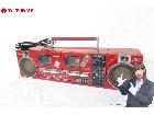 SHARP シャープ テーブルコンポーネントシステム ラジカセ QT-P8R ダブルラジカセ レッドの詳細ページを開く