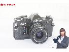 Canon キャノン AE-1 ブラック 一眼レフ フィルムカメラ FD 28mm F2.8 レンズの詳細ページを開く
