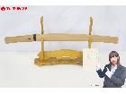 為真砂哲三氏 龍神太郎源貞行鍛之 長さ:45.4cm 反り:0.4cm 目くぎ穴:1個 脇差 わきざの詳細ページを開く