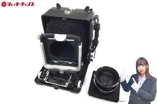 Calumet 大判カメラ Amazon | 完全 蛇腹 レッド 4x5in判大判カメラ用 グラフレックス