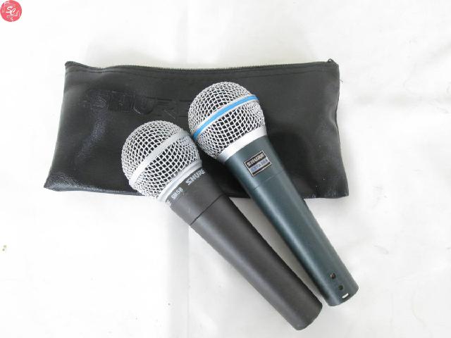 SHURE SM58 BETA58A ダイナミックマイク マイク 2本 セット