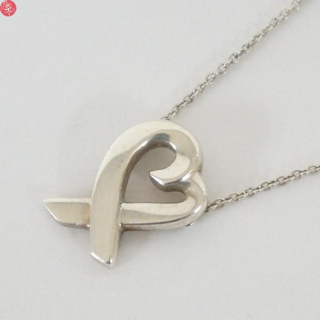 【美品】Tiffany&Co ティファニー ラビングハート ネックレス 925 TIFFANY&Co. ティファニー ラビングハート 925 ネックレス
