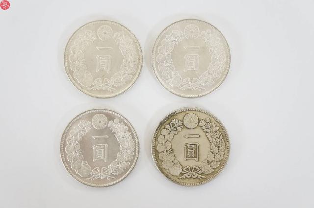 一圓 大正3年 明治15年 明治22年 明治30年 1円銀貨 4枚セット 古銭 （ コイン・古銭）の買取価格 （ID:691230）｜おいくら