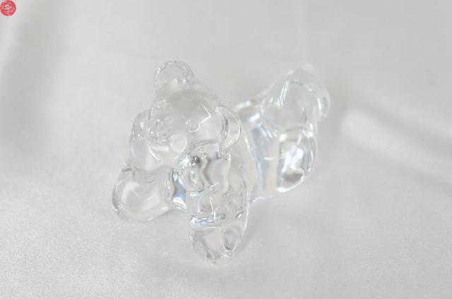 Baccarat バカラ クマ ベア クリスタル フィギュリン 動物 置物 オブジェ
