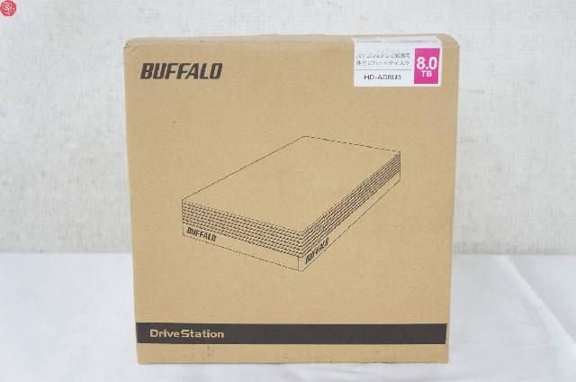 BUFFALO バッファロー HD-AD8U3 8TB パソコン＆テレビ録画用 外付けHDD （ ブルーレイ・DVD・HDレコーダー）の買取価格  （ID:695517）｜おいくら