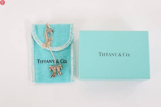 TIFFANY＆Co. ティファニー SV925 リボンモチーフ ネックレス