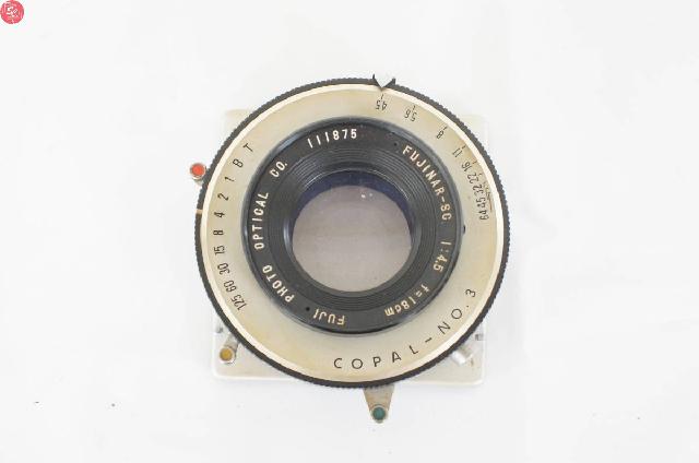 FUJI フジ FUJINAR-SC F4.5 18cm レンズ COPAL-NO.3 シャッター