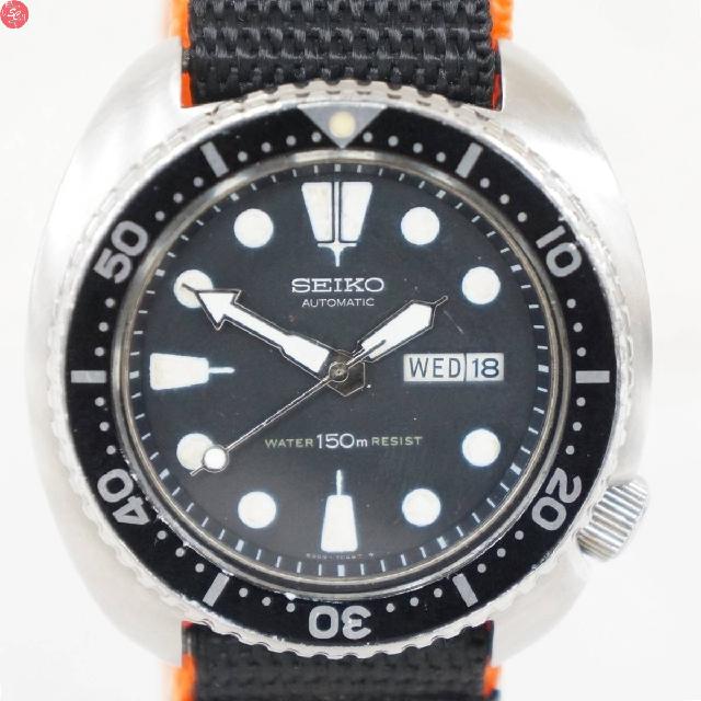 SEIKO セイコー 150m 6309-7040 サードダイバー ブラック文字盤