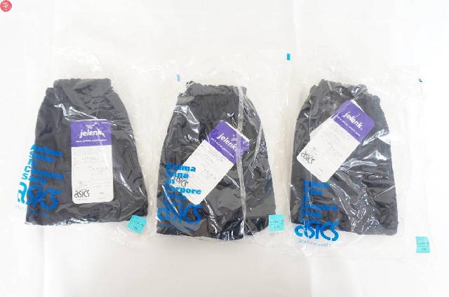 未使用 asics アシックス Jelenk U7718J 130サイズ ジュニア ナイロンニットシ
