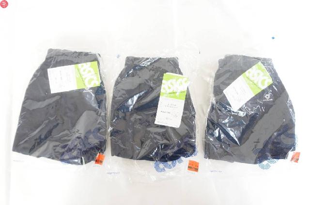 未使用 asics アシックス Jelenk U-7718 63サイズ ナイロンニットショーツ 3点