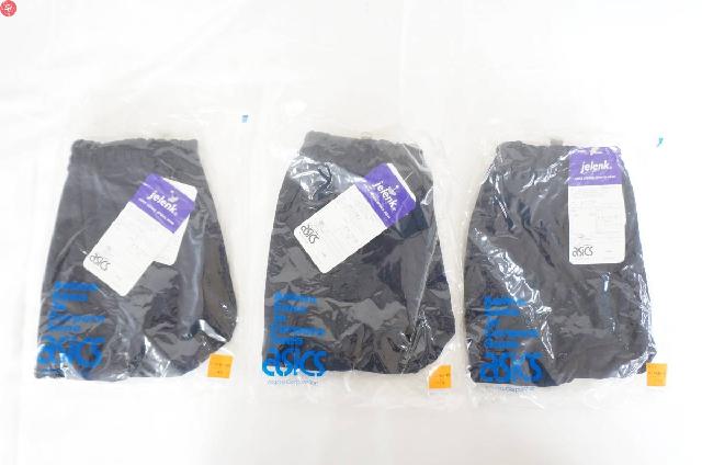 未使用 asics アシックス Jelenk U7718J 140サイズ ジュニア ナイロンニットシ