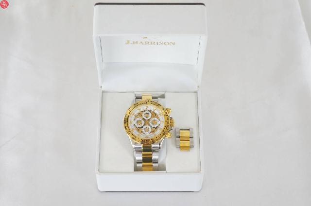 稼働品 J.HARRISON ジョン ハリソン J.H-003 スケルトン メンズ