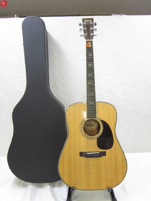 MORRIS モーリス W-40 アコースティックギター ハードケース付き（ギター・ヴァイオリン等）の買取価格 （ID:706691）｜おいくら