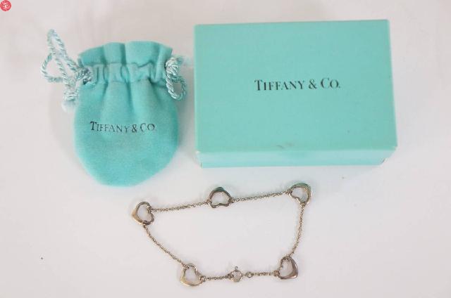 【新品未使用】Tiffany & Co. オープンハート ブレスレット TIFFANY&Co.】ティファニー オープンハート ブレスレット