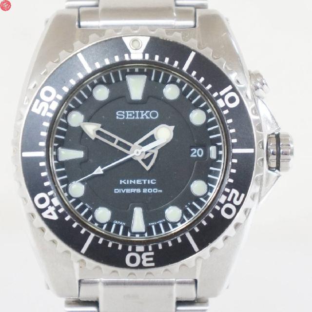 SEIKO キネティックダイバー 5M62-0BL0 SEIKO セイコー プロスペックス キネティック スキューバー 5M62