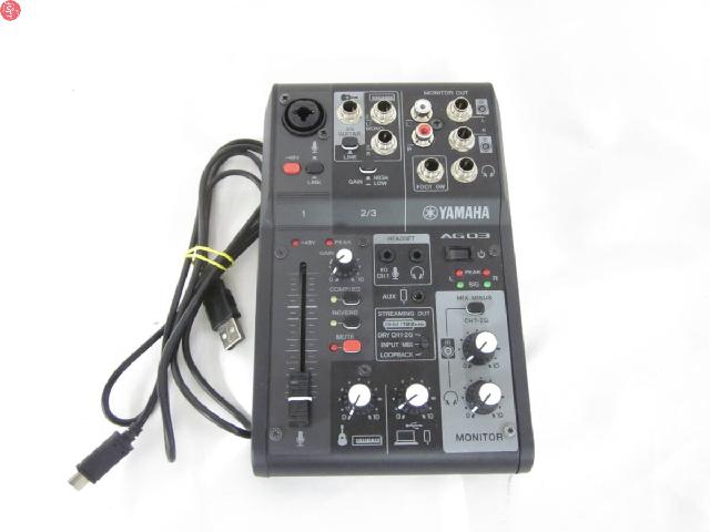 ヤマハ YAMAHA ライブストリーミングミキサー AG03 MK2