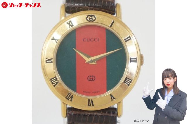 GUCCI グッチ 不動 時計 レディース 3001L シェリーライン GUCCI - GUCCI(グッチ) 腕時計 - 3001L レディース シェリー