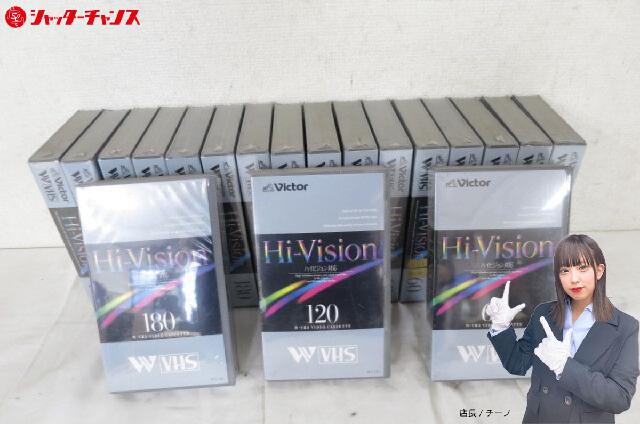 ビクター WT-60HB 120 180 メタルテープ W-VHS ビデオカセットテープ 19本 ま