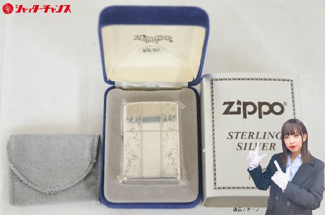 STERLING SILVER スターリングシルバー 2面 手彫り 2000 Zippo