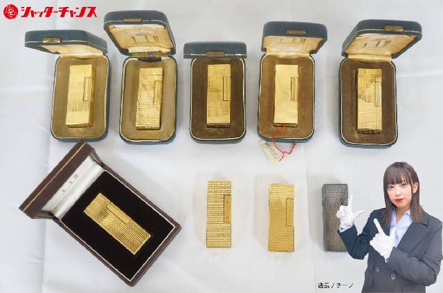 dunhill ダンヒル ゴールドカラー 8点 シルバーカラー 1点 ガスライター 計9点 まとめて