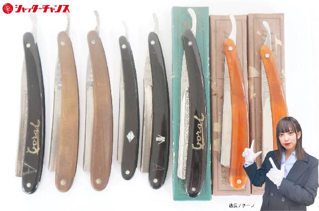 東協 寒月 SA.1 等 西洋剃刀 カミソリ 8点 まとめてセット 理美容 床屋