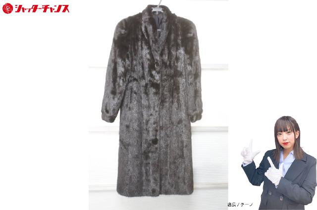 SAGA MINK サガミンク  ロイヤル コート 毛皮 13号 XL SAGA MINK ホワイトミンクコート SAGA ROYAL(サガロイヤル)