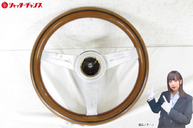 ナルディ NARDI 正規品 33パイ クラシック ウッド ステアリング 当時物 ナルディ 正規品 33パイ クラシック ウッドステアリング