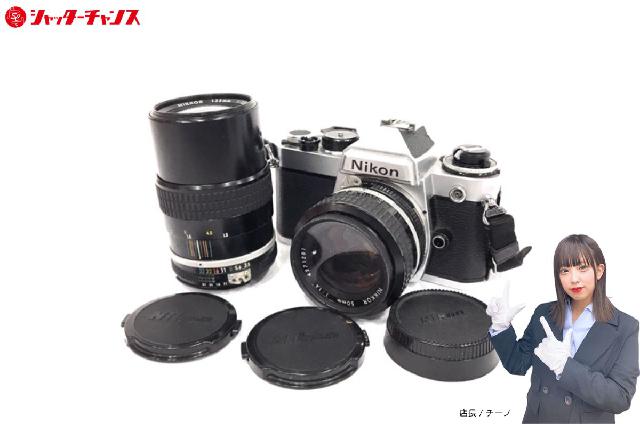 Nikon FE Ai NIKKOR 50mm 1:1.4 135mm 1:3.5 一眼レフフィルム