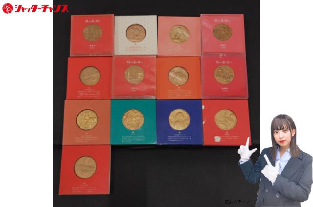 造幣局 桜の通り抜け章牌 1976 他 昭和62年 / 昭和60年 / 昭和58年 等 記念メダル 