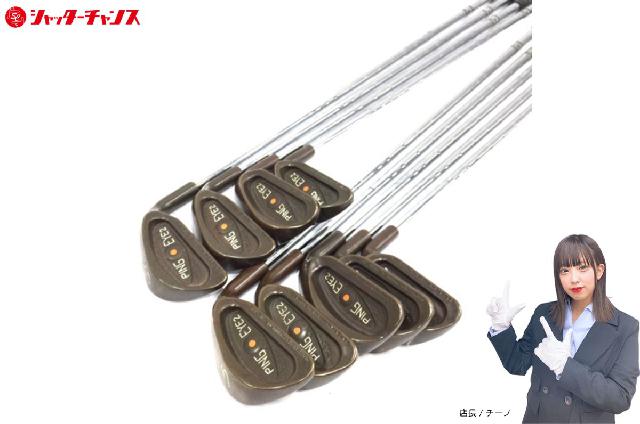 PING EYE2 アイアン 3/4/5/6/7/8/9/S/W アイアン フレックスR ロイヤルグ