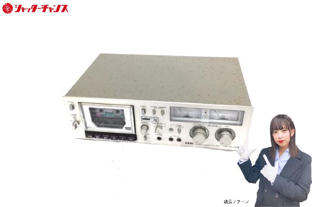 【レトロな逸品】AKAI GX-715Ⅱステレオカセットデッキ AKAI アカイ GX-715Ⅱ カセットデッキ 通電動作確認済み 出音確認済み