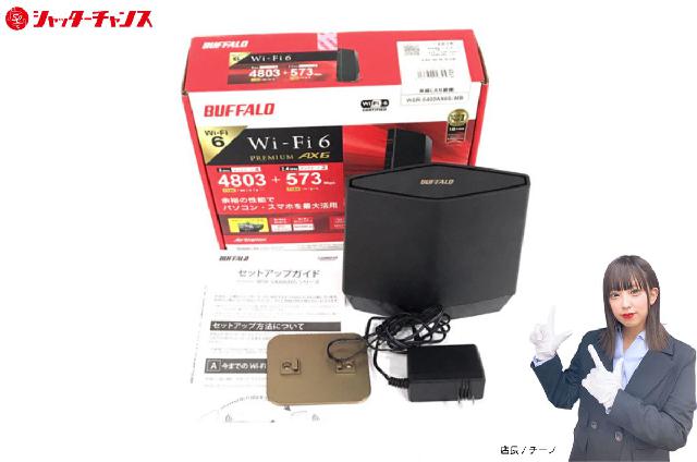 BUFFALO WSR-5400AX6S-MB Wi-Fi6 無線LANルーター 通電確認済み