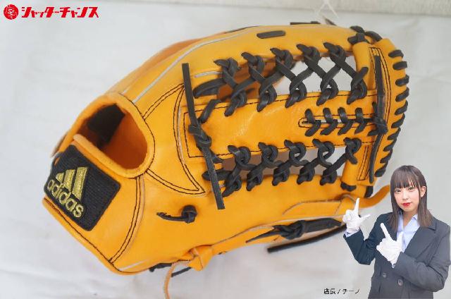 adidas 硬式野球グローブ イエロー 希少！adidas Professional 硬式用グローブ 投手 イエロー 希少