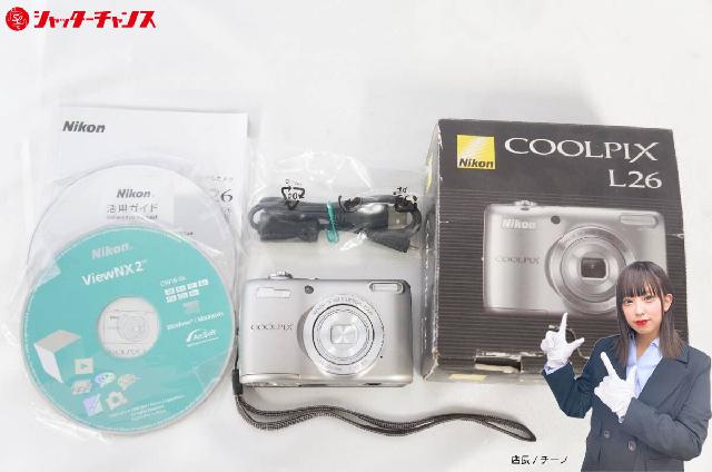 ニコン　クールピクス　L26 単三電池使用　コンパクトデジカメ　【動作確認済】 Amazon | Nikon デジタルカメラ COOLPIX (クールピクス) L26