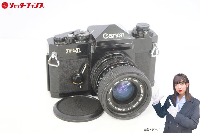 Canon F-1 シャッター可動 ジャンク　フィルムカメラ Canon キャノン F-1 一眼レフ フィルムカメラ ZOOM FD 35-70mm