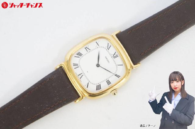 稼働品 SEIKO セイコー Chariot シャリオ 2220-3450 ホワイト文字盤
