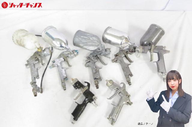 デビルビス LUNA アネスト岩田 W-100 他 スプレーガン 7点 まとめてセット