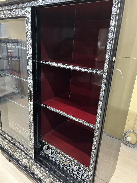 【美品】 韓国伝統工芸 螺鈿細工 中古品 W285×D375×H115 螺鈿 美品】 韓国伝統工芸 螺鈿細工 中古品 W285×D375×H115 螺鈿