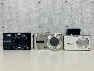 ジャンク】Panasonicなど 3台 SONY 1台 デジタルカメラなど（ハード 