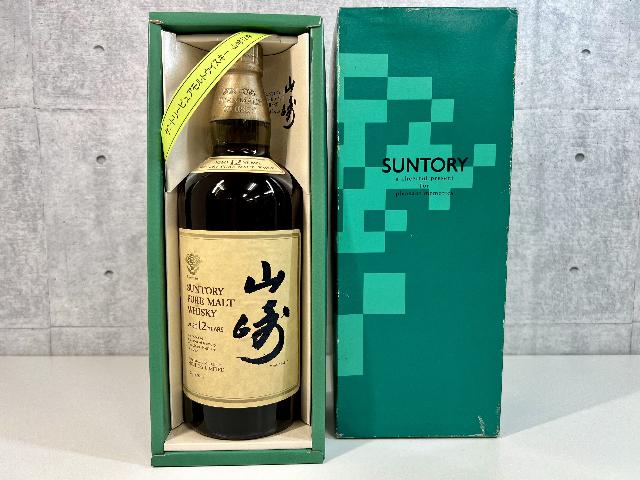 山崎12年旧ラベル箱付き