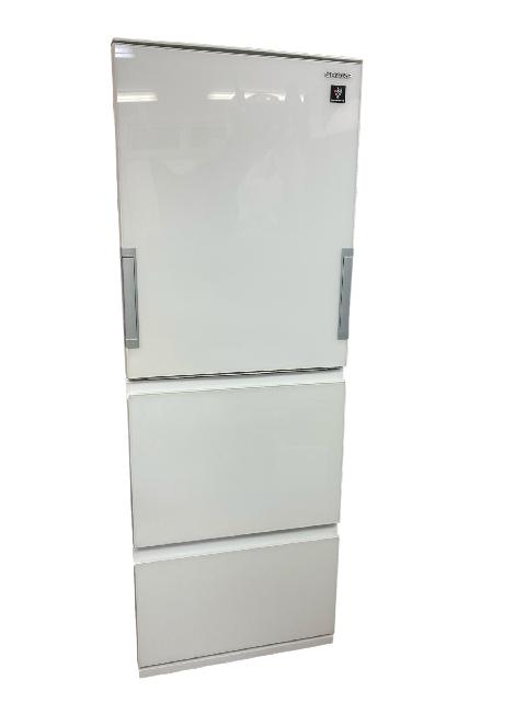 シャープ 3ドア冷蔵庫 2018年製 356L エリア送料無料 I16-03 シャープ 3ドア 356L 冷蔵庫 2018年製 SJ-GW36E-W】 宮前区