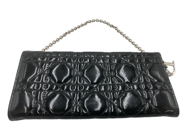 ディオール　ハンドバッグ　エナメル　