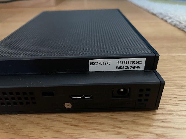 I-O DATA 外付けHDD HDCZ-UT2KC 2TB