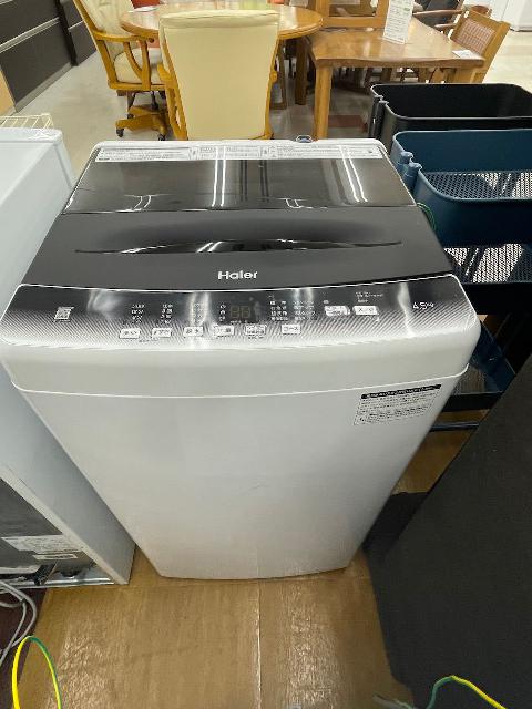 【美品】大阪送料無料★3か月保障★洗濯機★2021年★JW-U45HK★S442 ハイアール Haier 洗濯機 JW-U45HK 2022年製 4.5kg （ 洗濯機・ドラム