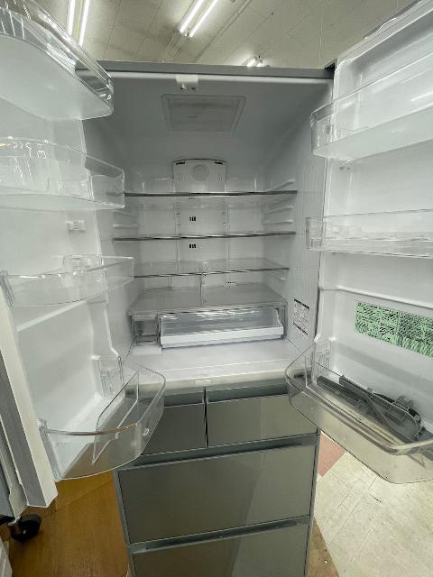 日立 HITACHI 6ドア冷蔵庫 R-F48M1 2016年製 475L （ 冷蔵庫