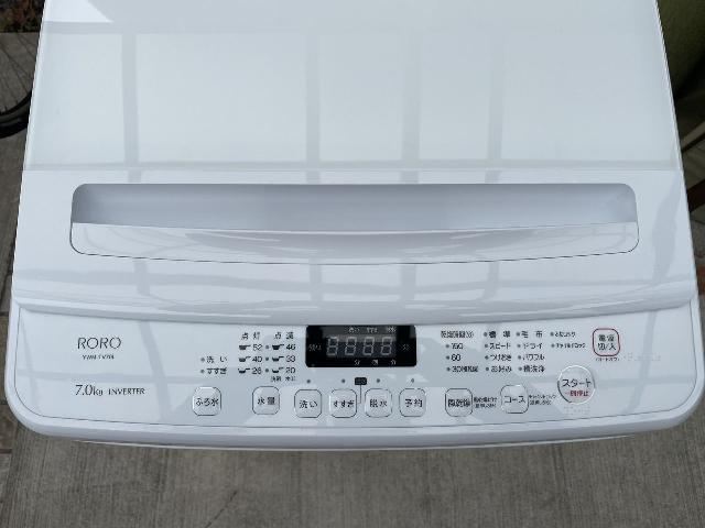 ヤマダRORO YWM-TV70L 2023年製 7.0kg （ 洗濯機・ドラム洗濯機