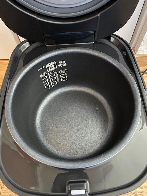 【美品】アイリスオーヤマ ジャー炊飯器 RC-MA50AZ-B 5.5合炊き