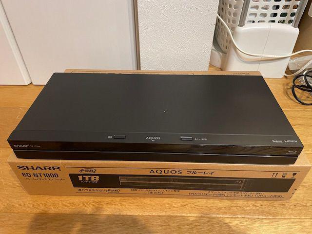 SHARP ブルーレイレコーダー BD-NT1000 3番組同時録画 1TB