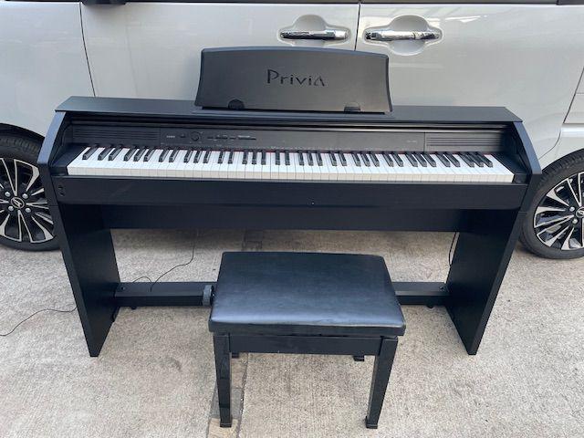 カシオ　電子ピアノ　Privia PX-750 BK 東京都引き取り CASIOカシオ 電子ピアノ PX-750BK （ 電子ピアノ）の買取価格 （ID