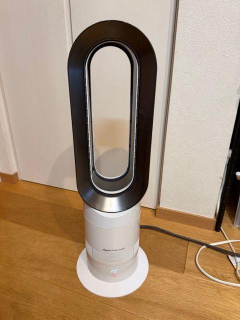 Dyson AM09 Hot & Cool 2019年製　セラミックフ ダイソン Dyson Hot + Cool AM09 ファンヒーター [ホワイト/ニッケル